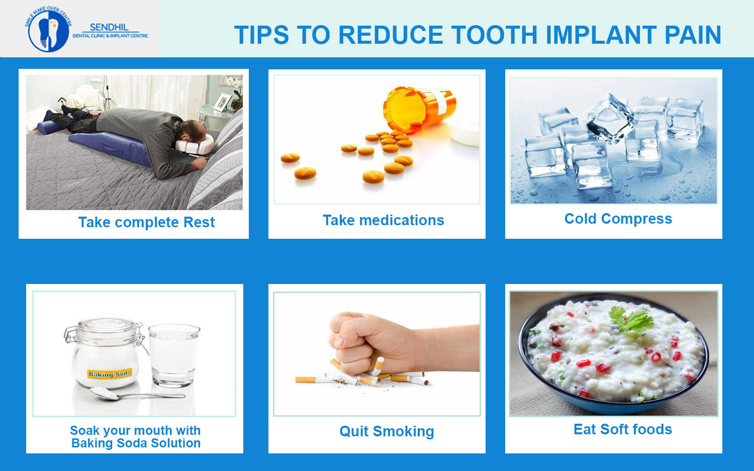 Tips to reduce tooth implant pain